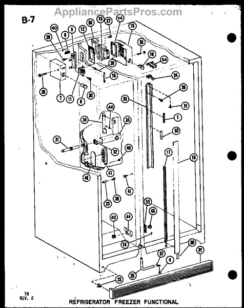 Parts for Amana SRI19F-1-C-P75400-6WC: Refrigerator Freezer Functional ...