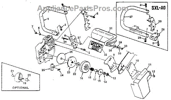 Parts for Homelite SXL-AO-UT-10045C: Figure 3 Parts ...