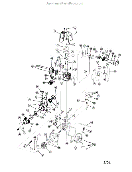 Parts for Troy-Bilt TB425CS: Engine Parts - AppliancePartsPros.com