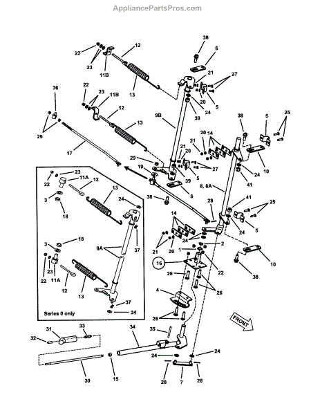 Parts for Snapper ZM2502KH: Deck Lift System Parts - AppliancePartsPros.com