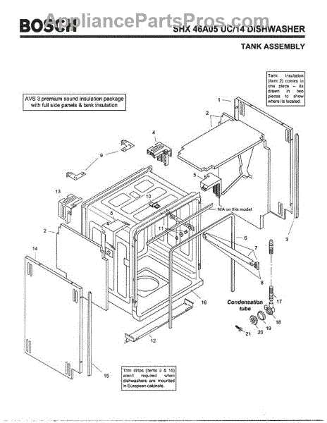 Bosch 00170664 Mounting Bracket Set (AP2802354