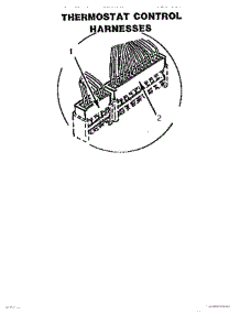 11 - Thermostat Control Harness Parts For Thermador Wall Oven Ct130 From Appliancepartspros.Com