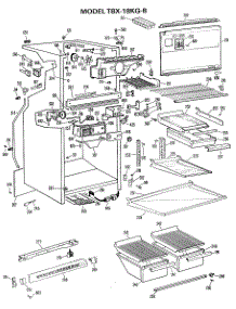 02 - Section2 parts for Ge Refrigerator TBX18KGBR from AppliancePartsPros.com