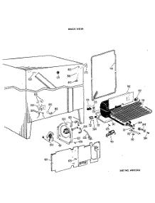 05 - Back View parts for Ge Refrigerator CSF22TBD from AppliancePartsPros.com