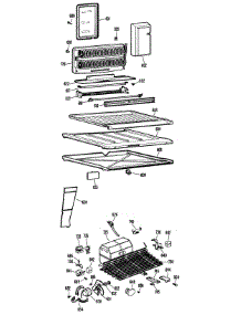 03 - Section3 parts for Ge Refrigerator CTF19ECBR from AppliancePartsPros.com