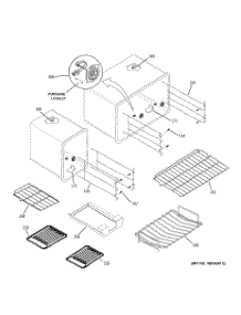 03 - Racks & Glides parts for Ge Range ZDP48N6DH3SS from AppliancePartsPros.com