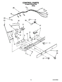 11 - Control Parts parts for Whirlpool Refrigerator IS22AGXTQ00 from AppliancePartsPros.com