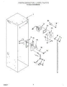 04 - Refrigerator Liner parts for Kitchenaid Refrigerator KSSC36MHS00 from AppliancePartsPros.com