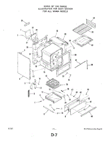 05 - Body parts for Whirlpool Range 1414W0A from AppliancePartsPros.com
