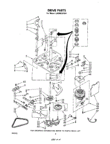 03 - Drive parts for Whirlpool Washer LA9800XPW1 from AppliancePartsPros.com