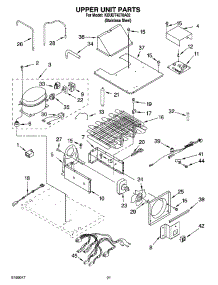 13 - Upper Unit Parts parts for Kitchenaid Refrigerator KBUDT4270A02 from AppliancePartsPros.com