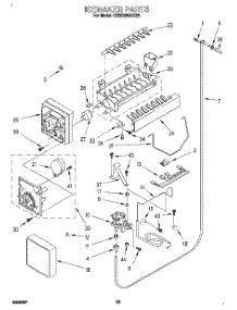 15 - Icemaker, Literature parts for Kitchenaid Refrigerator KSSS36MDX02 from AppliancePartsPros.com