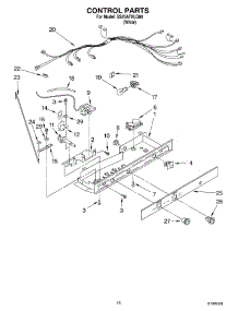 11 - Control parts for Whirlpool Refrigerator SS25AFXLQ00 from AppliancePartsPros.com