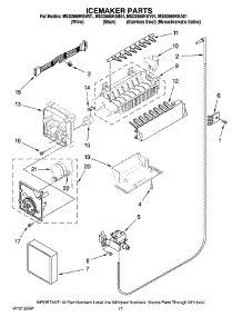 10 - Icemaker Parts parts for Maytag Refrigerator MSD2669KEA01 from AppliancePartsPros.com