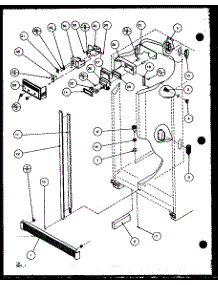 12 - Ref; Fz Controls And Cabinet Parts Parts For Amana Refrigerator 36531 From Appliancepartspros.Com