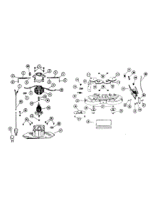 02 - Motor Assembly, Switch, Brushcarriers Parts For Hoover Floor Scrubber Polisher 5471 From Appliancepartspros.Com