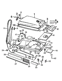 03 - Mainhousing Parts For Hoover Vacuum 2011 From Appliancepartspros.Com
