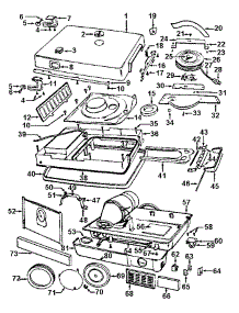 02 - Cordreel, Mainhousing Parts For Hoover Side-By-Side 2200 From Appliancepartspros.Com