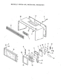 05 - Microwave-Upper (Vm11a-8P) parts for Magic Chef Range 28FS-7CXWV8-QM from AppliancePartsPros.com