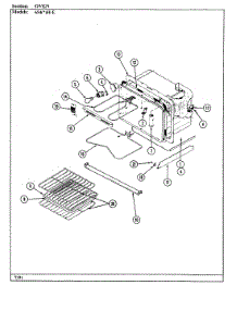04 - Oven parts for Admiral Range 654AH-EW from AppliancePartsPros.com