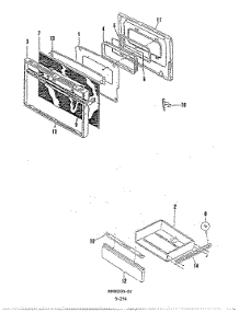 03 - Door\Latch Assy. parts for Admiral Range 654WG-HVW from AppliancePartsPros.com