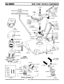 02 - Base, Pump, Motor & Components Parts For Maytag Washer A180 From Appliancepartspros.Com