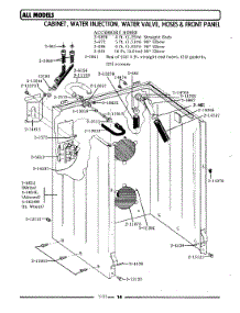 02 - Cbnt,Water Inj & Valve,Hoses & Frt Panel Parts For Maytag Washer A209 From Appliancepartspros.Com