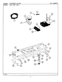 04 - Control Panel Parts For Maytag Washer A282 From Appliancepartspros.Com