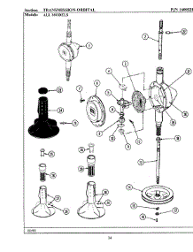 08 - Transmission-Orbital Parts For Maytag Washer A282 From Appliancepartspros.Com