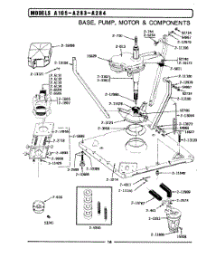 01 - Base, Pump, Motor & Components Parts For Maytag Washer A284 From Appliancepartspros.Com