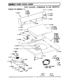 06 - Top Cover, Console & Lid Switch Parts For Maytag Washer A284 From Appliancepartspros.Com