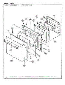 10 - Oven parts for Admiral Oven A54F-5TKXWM-R from AppliancePartsPros.com
