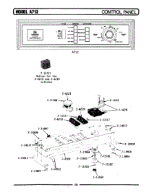 04 - Control Panel (A712) Parts For Maytag Washer A712 From Appliancepartspros.Com