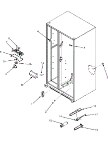 05 - Evap Fan Assy And Lights parts for Amana Refrigerator AC2224GEKW from AppliancePartsPros.com