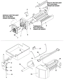 07 - Optional Ice Maker Kit Ic11b P1328003w parts for Amana Refrigerator ABB1924DES from AppliancePartsPros.com