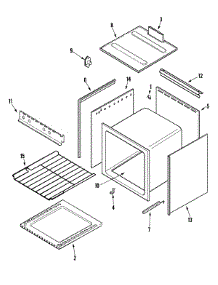 02 - Oven parts for Magic Chef Range CLY1610BDB from AppliancePartsPros.com