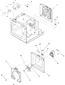 11 - Heater Box parts for Amana Microwave ACE2302 / P1331305M from AppliancePartsPros.com