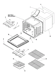 02 - Cavity parts for Amana Range AER5715QAS from AppliancePartsPros.com