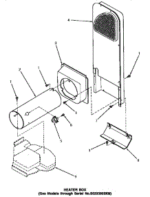 07 - Heater Box (Thru Sn S6333959xm) parts for Amana Dryer AG5219 from AppliancePartsPros.com