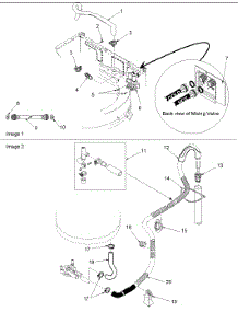 06 - Mixing Valve And Hoses parts for Amana Washer ALW990EAC / PALW990EAC from AppliancePartsPros.com