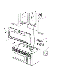 05 - Installation parts for Amana Microwave AMV5206AAB from AppliancePartsPros.com