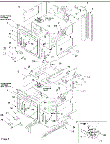 04 - Main Front parts for Amana Oven AOGD2750E / P1132530N E from AppliancePartsPros.com