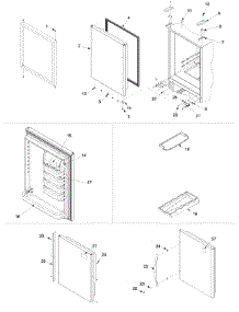 08 - Refrigerator Door parts for Amana Refrigerator ARB2257CC / PARB2257CC0 from AppliancePartsPros.com