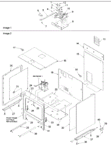 02 - Cabinet parts for Amana Range ARDS802WW / P1131947NWW from AppliancePartsPros.com
