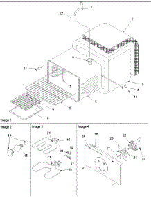 02 - Cavity parts for Amana Range ARTC7121WW / P1143843NWW from AppliancePartsPros.com
