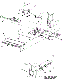 02 - Compressor parts for Amana Refrigerator ASB2623HRQ from AppliancePartsPros.com