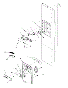 16 - Fz Door And Facade Series 50+ parts for Amana Refrigerator ASD2622HRS from AppliancePartsPros.com