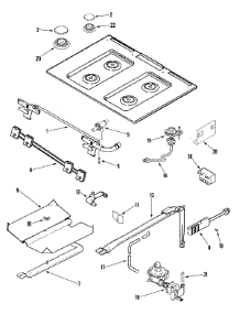 04 - Gas Controls parts for Maytag Range MGS5752BDS from AppliancePartsPros.com