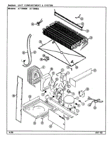 07 - Unit Compartment & System parts for Admiral Refrigerator AT19M6W / DA51A from AppliancePartsPros.com