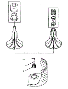 08 - Drive Bell (Change) parts for Amana Washer AWM551 from AppliancePartsPros.com